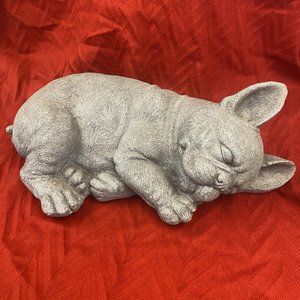 Lying French Bulldog  - Life Like Figurine Statue 21"L